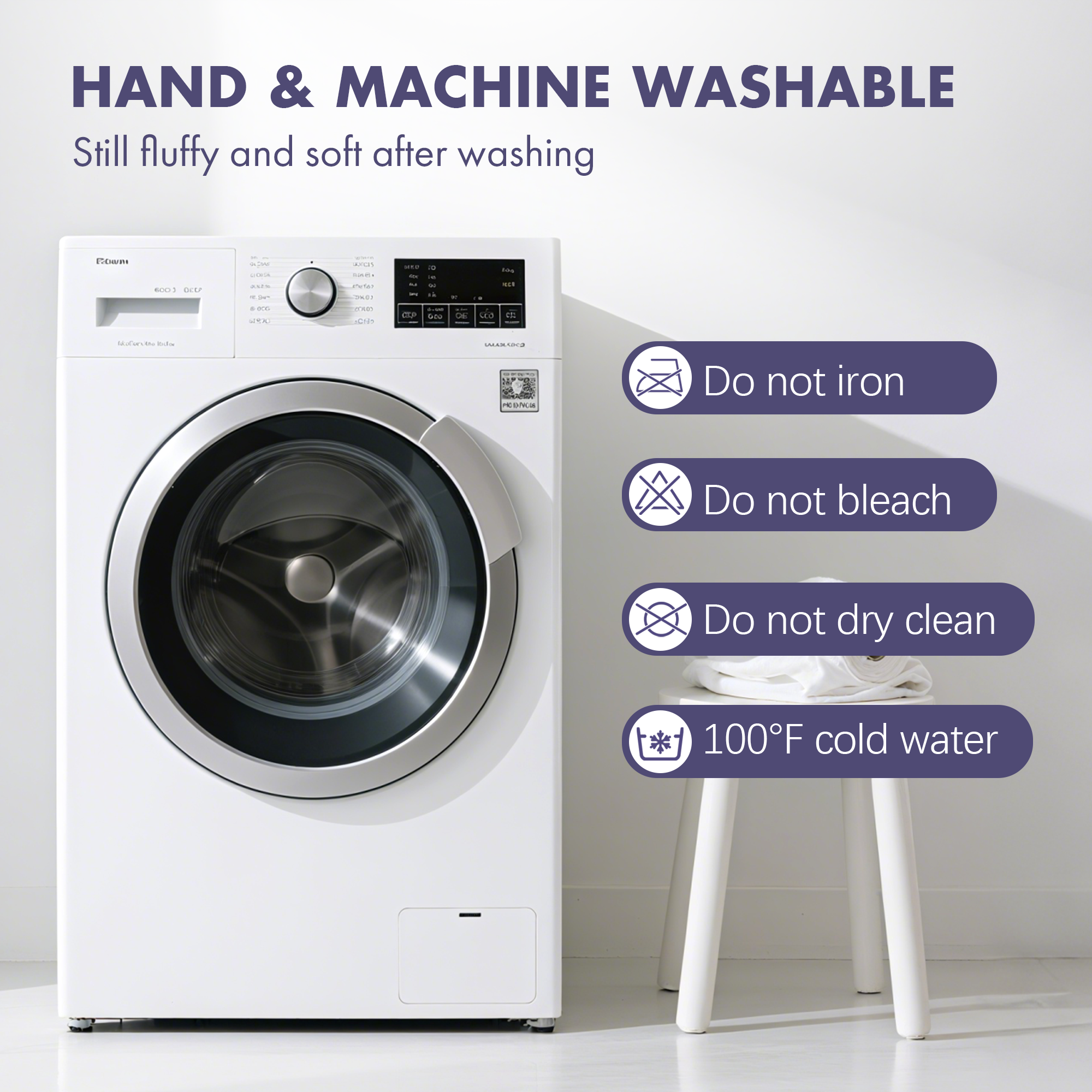 VELLUBAM Heated Blanket Queen Size 84" x 90" - Warm Flannel Sherpa Electric Blanket with Dual Control for Home, 5 Heating Levels & 10 Hours Auto Off, Overheat Protection (Purple)