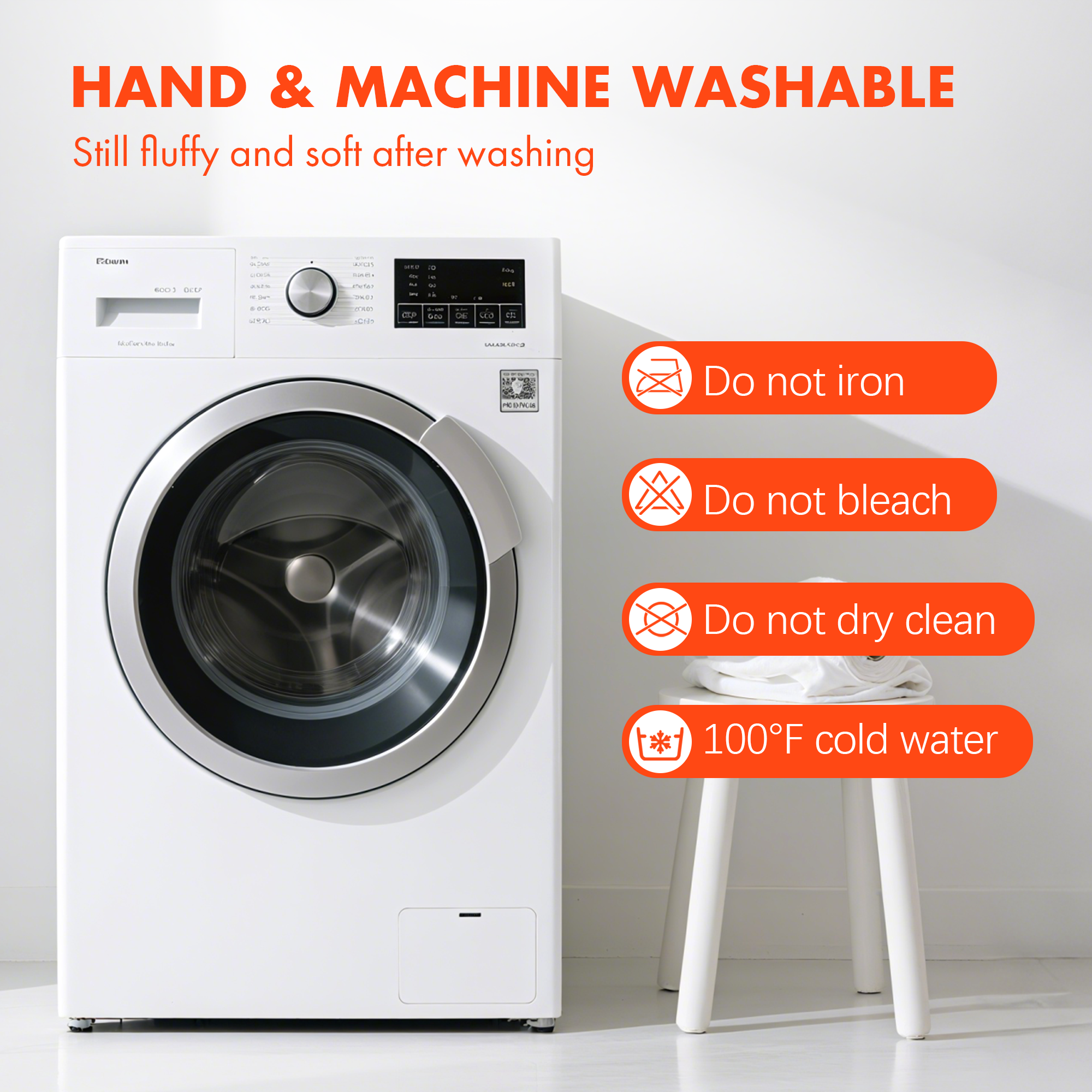 VELLUBAM Electric Heated Blanket Queen Size 84"x90" - Flannel Sherpa Electric Blanket with Dual Control, 5 Heating Levels & 10 Hours Auto Off, Heated Blanket for Women with Overheat Protection(Orange)