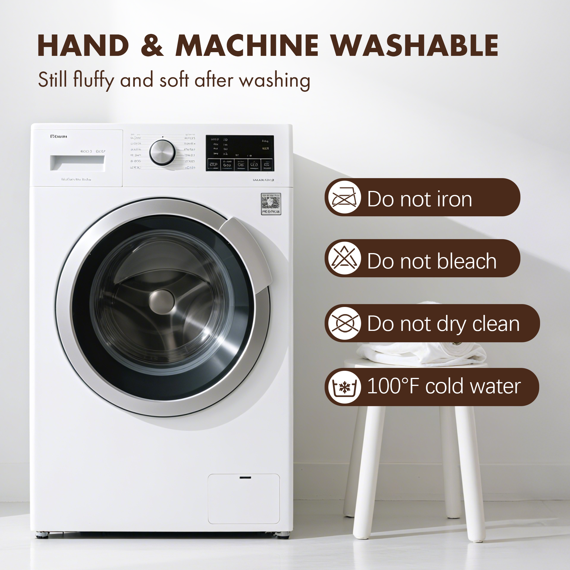 VELLUBAM Electric Blanket Heated Throw 50" x 60" - Soft Sherpa Heated Lap Blanket with 5 Heating Levels & 4 Hours Auto Off, Heating Blanket Throw as a Gift for Grandma, Machine Washable (White)